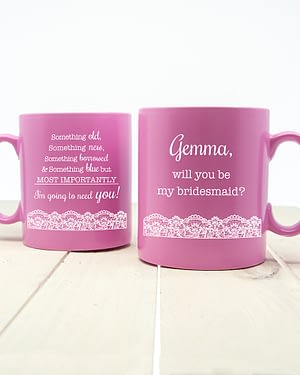 I'm Going To Need You! Personalised Bridesmaid Proposal Mug