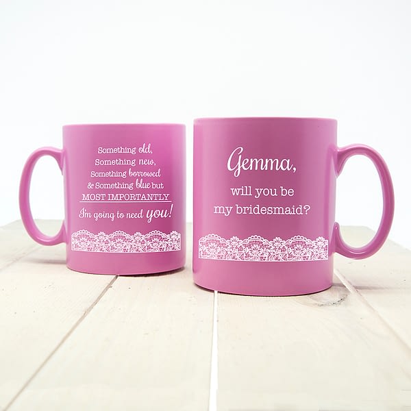 I'm Going To Need You! Personalised Bridesmaid Proposal Mug