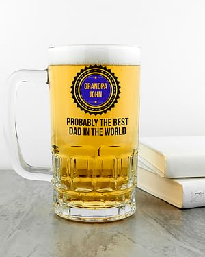 Personalised Probably The Best Beer Glass Tankard