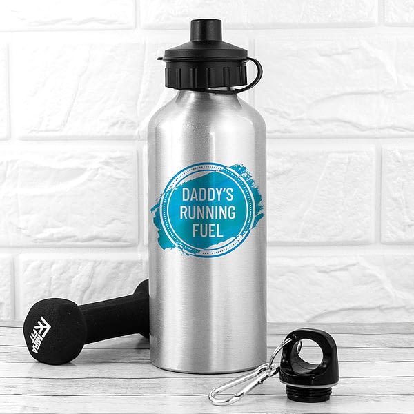 Personalised Silver Water Bottle