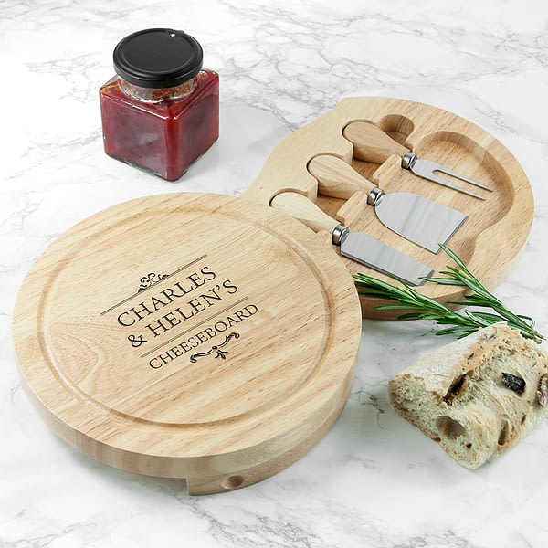 Traditional Couple's Cheese Set