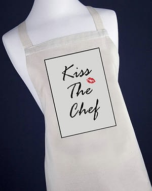 Kiss the Chef Apron (non-personalised)