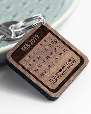 Personalised A Day To Remember Square Keyring