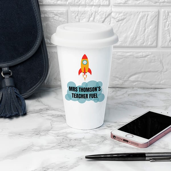 Personalised Teacher's Fuel Travel Mug