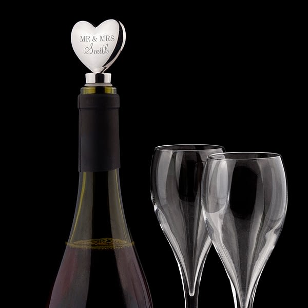 Personalised Heart Bottle Stopper