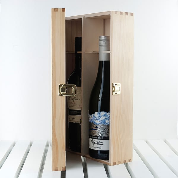 Romantic Wreath Double Wine Box