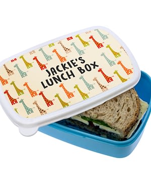 Colourful Giraffe Pattern Lunch Box