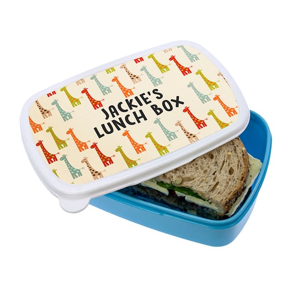 Colourful Giraffe Pattern Lunch Box