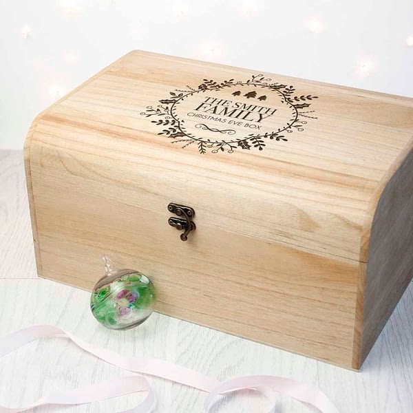 Personalised Traditional Family Christmas Eve Chest