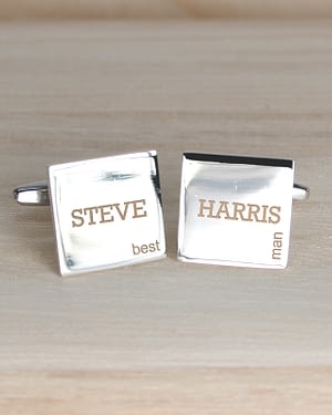 Modern Style Wedding Cufflinks