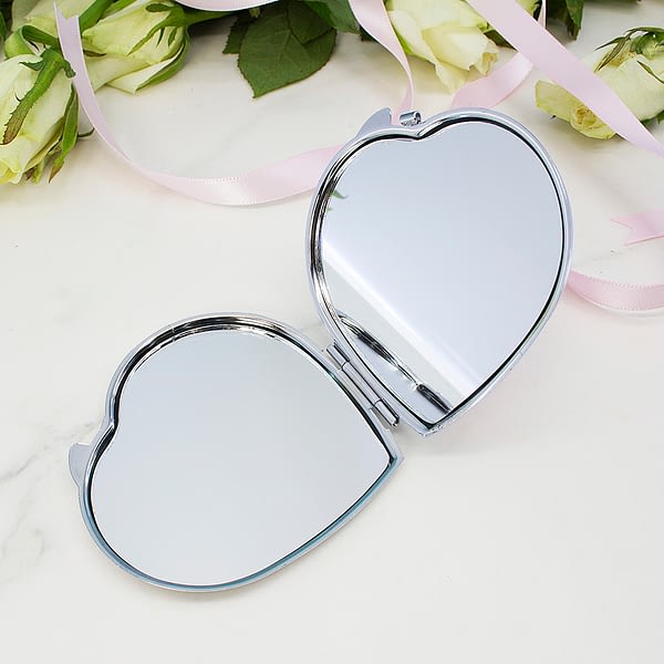 Personalised Hashtag Heart Compact Mirror