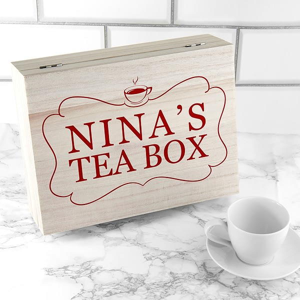 Tea Box With Name