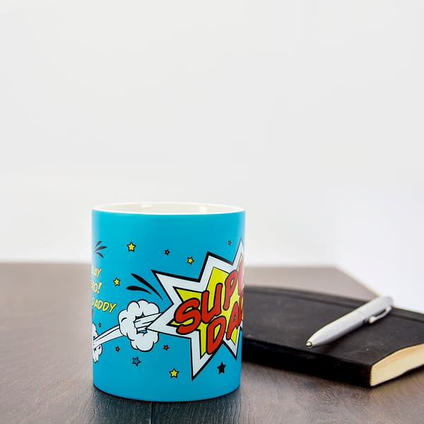 Superdad! Matte Coloured Mug